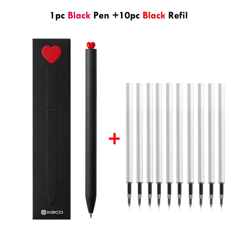 CowLost | product_id-kaco-first-cute-love-0-5mm-black-ink-gel-pen-set-rotating-ballpoint-for-valentines-day-gift |31