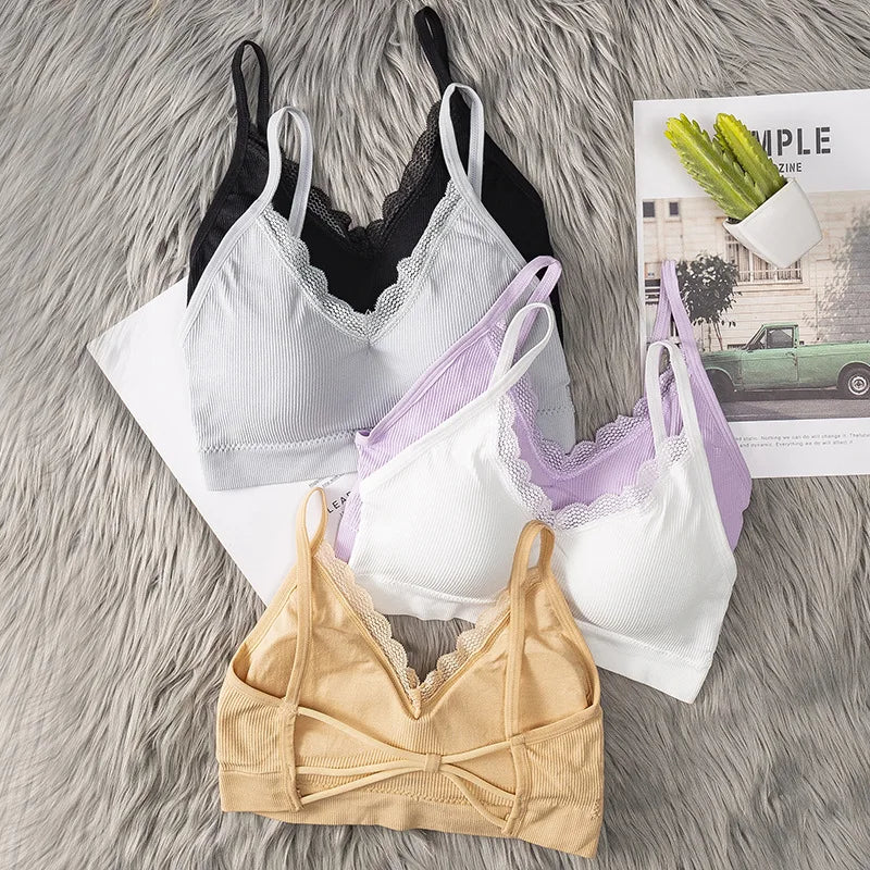 CowLost | product_id-womens-seamless-lace-wire-free-tube-top-bra-with-removable-pads |2