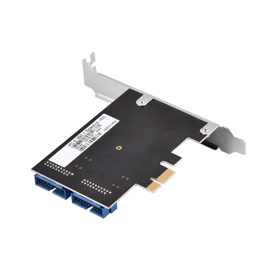 CowLost | pci-e-usb-3-0-header-pcie-pciexpress-to-internal-2-port-19pin-header-usb-3-0-expansion-card-with-low-profile |12