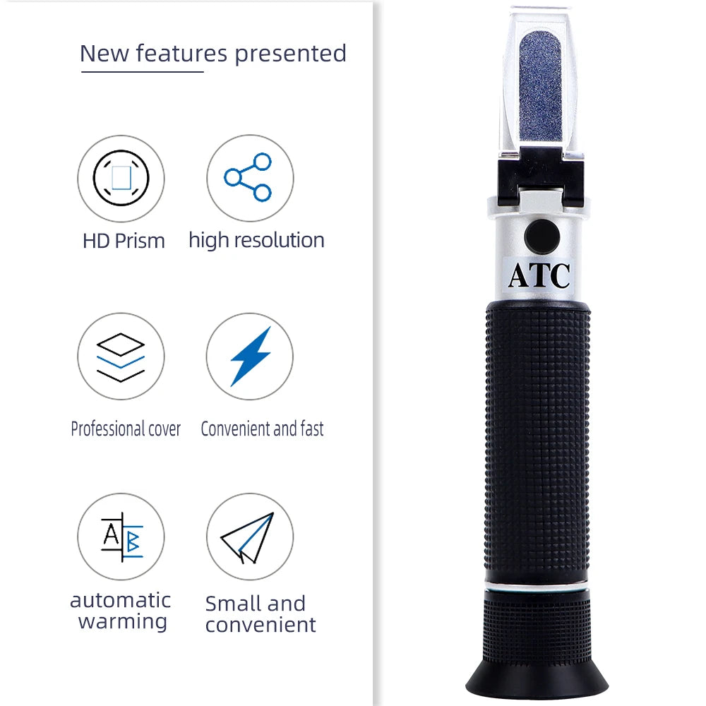 ATC Handheld Animal Serum Protein Refractometer 1.000-1.060RI for Cat Dog Urine Specific Gravity
