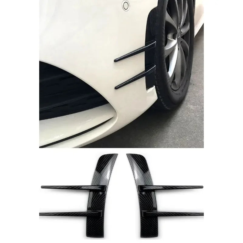 CowLost | product_id-2pcs-23cm-front-bumper-vent-stickers-for-benz-a-class-w177-side-splitters |6