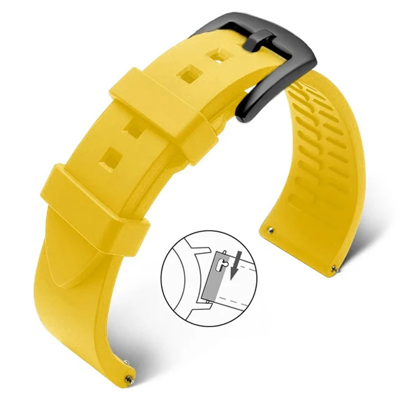 CowLost | product_id-quick-release-silicone-sports-watch-strap-18-24mm-black-green-orange-blue |19