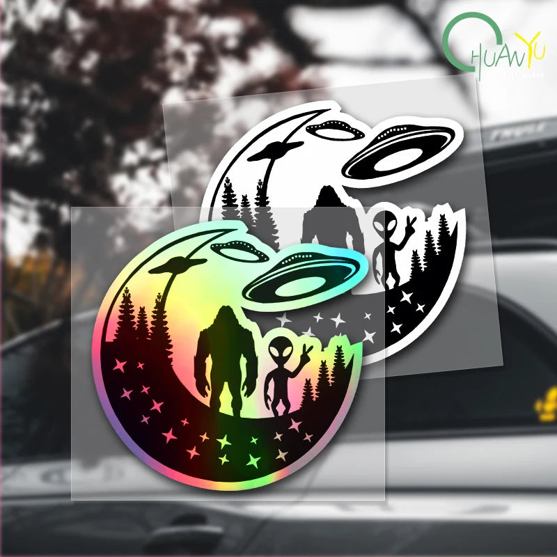 CowLost | interesting-alien-car-stickers-vinyl-car |1