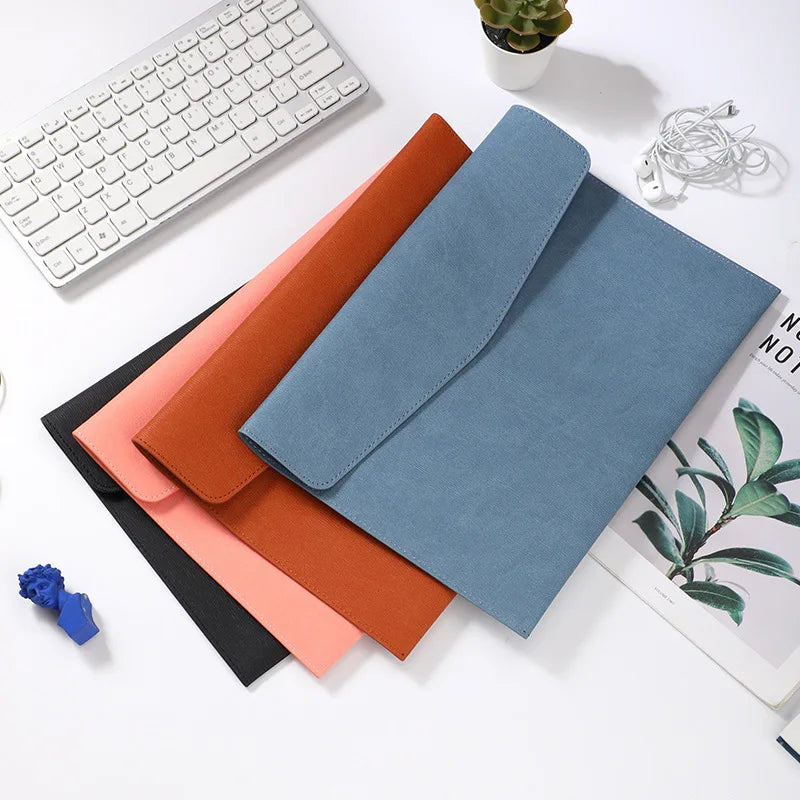 CowLost | faux-leather-document-bag-business-information-bag |6