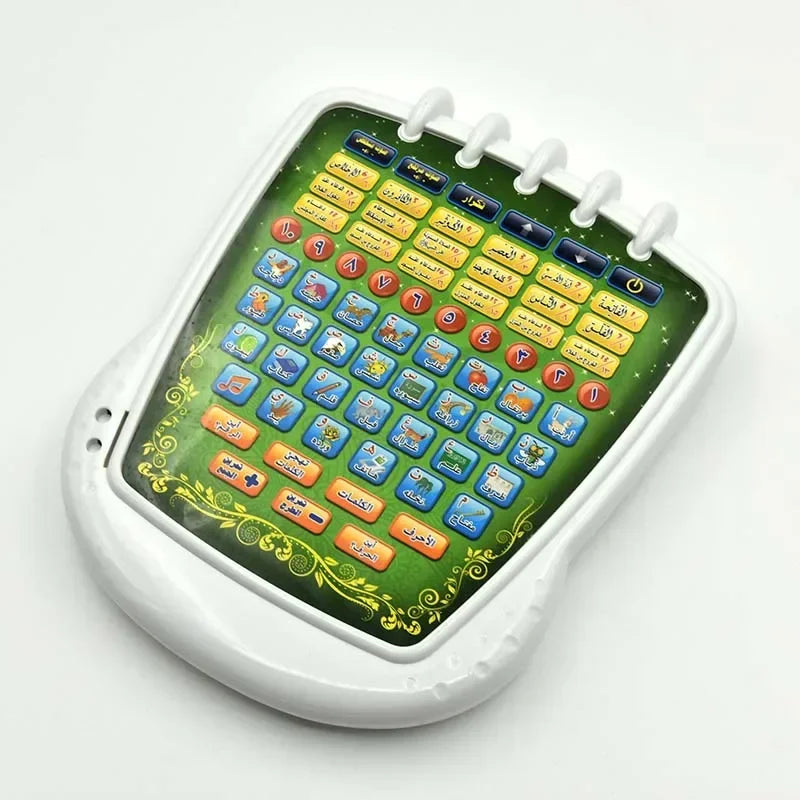 Arabic Kids Electronic Learning Pad Touch Sound Tablet for Early Education Gift
