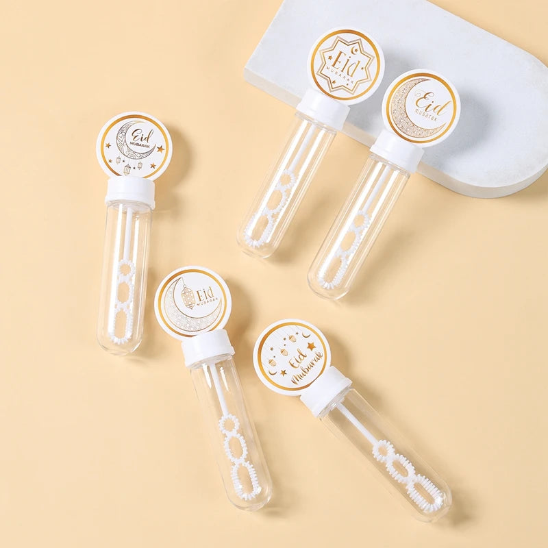 CowLost | 10-20pcs-eid-mubarak-bubble-empty-tube-toy-kids-ramadan-party |7