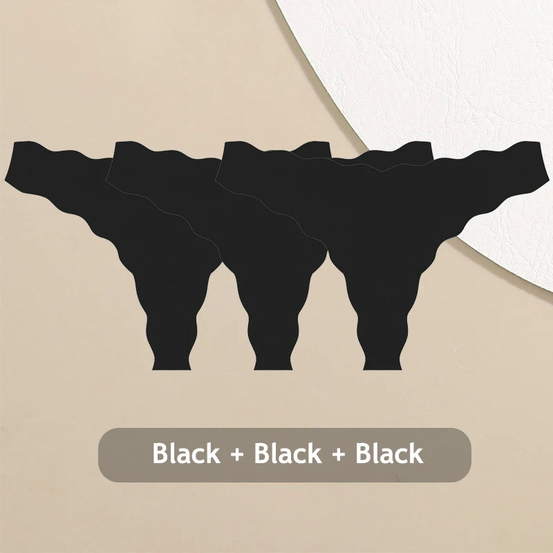 CowLost | activewear-pants-3pcs-women-seamless-ice-silk-ultra-thin-soft-low-rise-panties-set |29