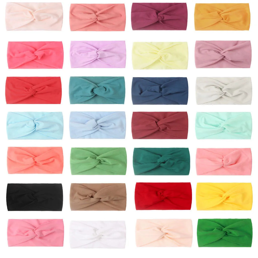 10 Pcs Super Soft Nylon Headbands Elastic Hair Bands