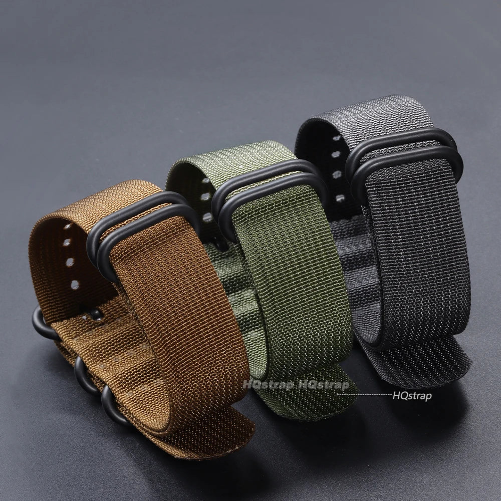 CowLost | product_id-ribbed-nylon-sport-watch-band-with-black-ring-buckle-18-24mm-unisex-strap |3