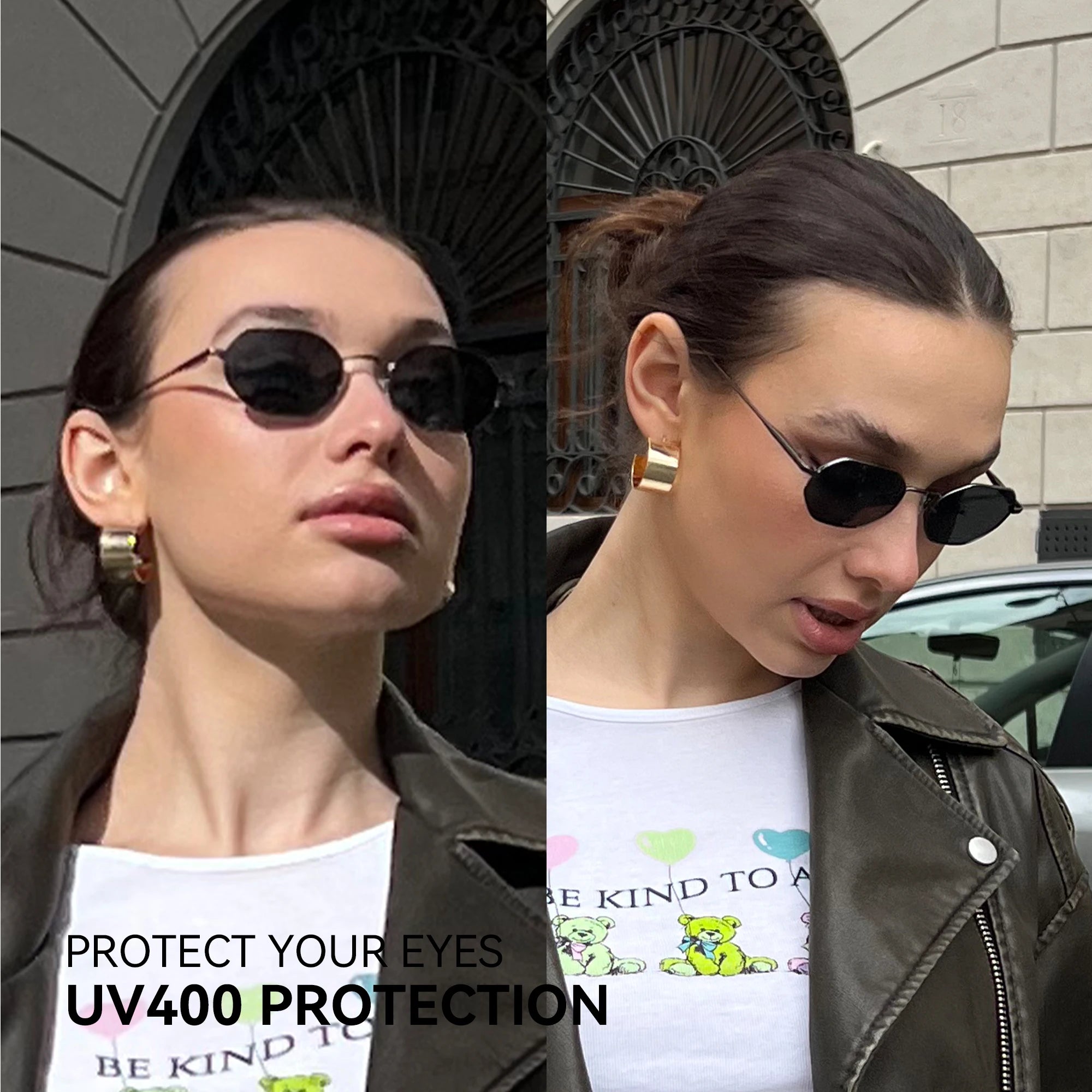 CowLost | zenottic-retro-small-polygon-polarized-sunglasses-women-metal-uv400 |2