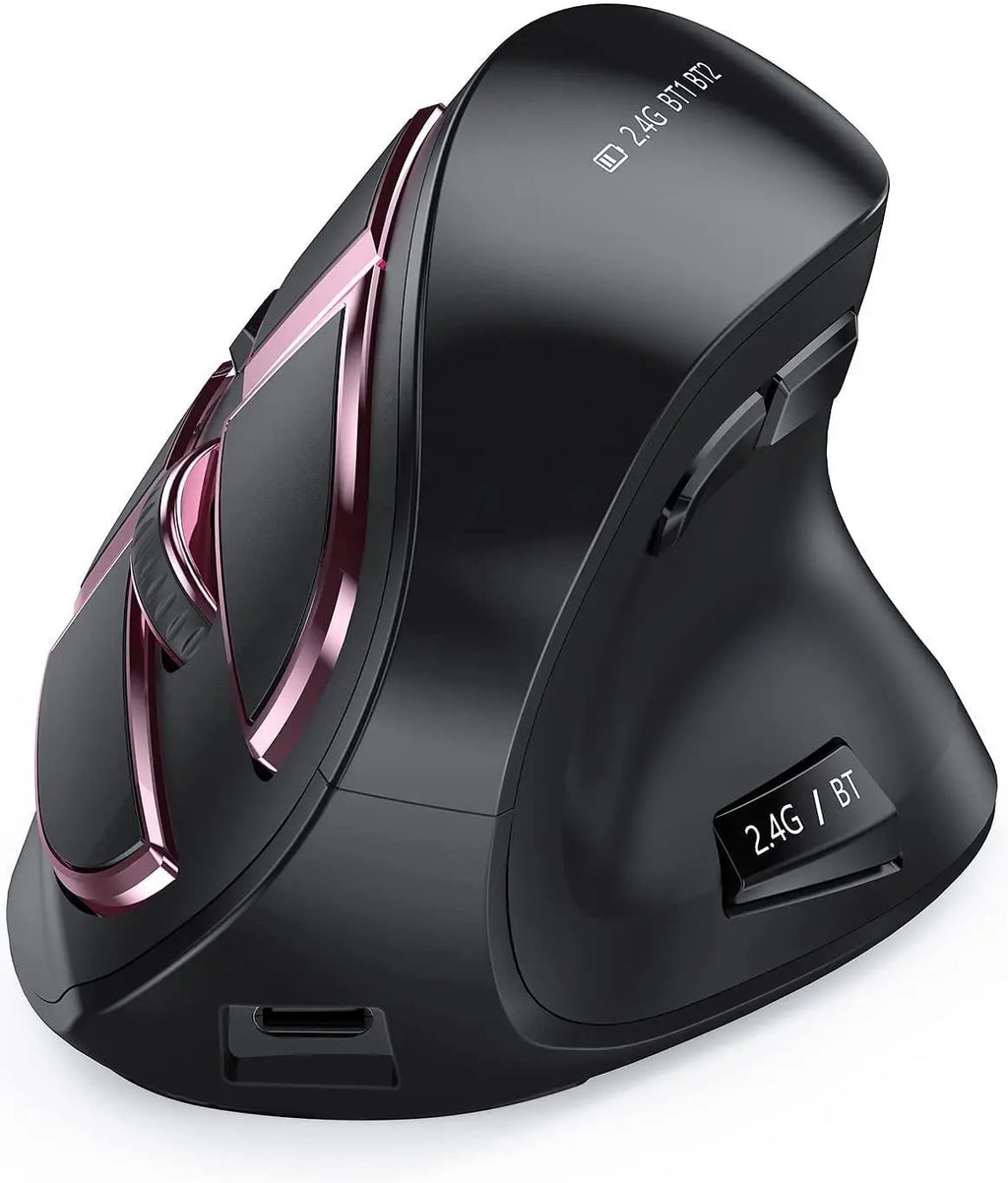 CowLost | product_id-jomaa-2-4g-bluetooth-vertical-wireless-mouse-9-button-rechargeable-for-mac-pc-ipad |10
