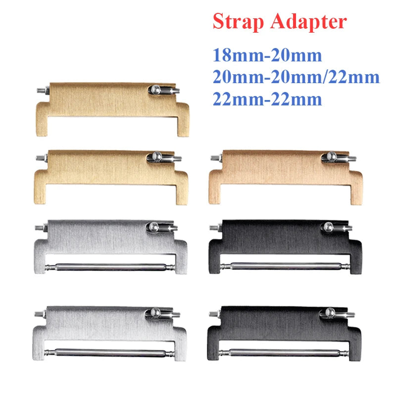 CowLost | product_id-2pcs-stainless-steel-quick-release-watchband-strap-adapters-18mm-22mm |1