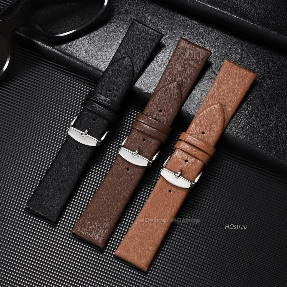 CowLost | product_id-ultra-thin-soft-leather-watch-strap-12-22mm-sport-wristband-brown-black |3