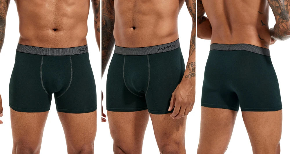 CowLost | activewear-pants-4pcs-mens-cotton-boxer-underpants |14