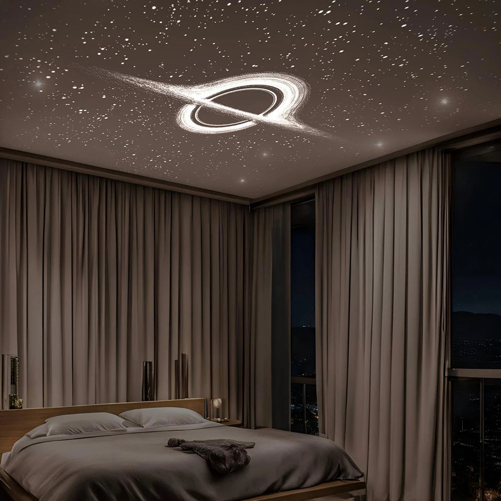 USB Car Interior LED Starry Galaxy Atmosphere Projector Light