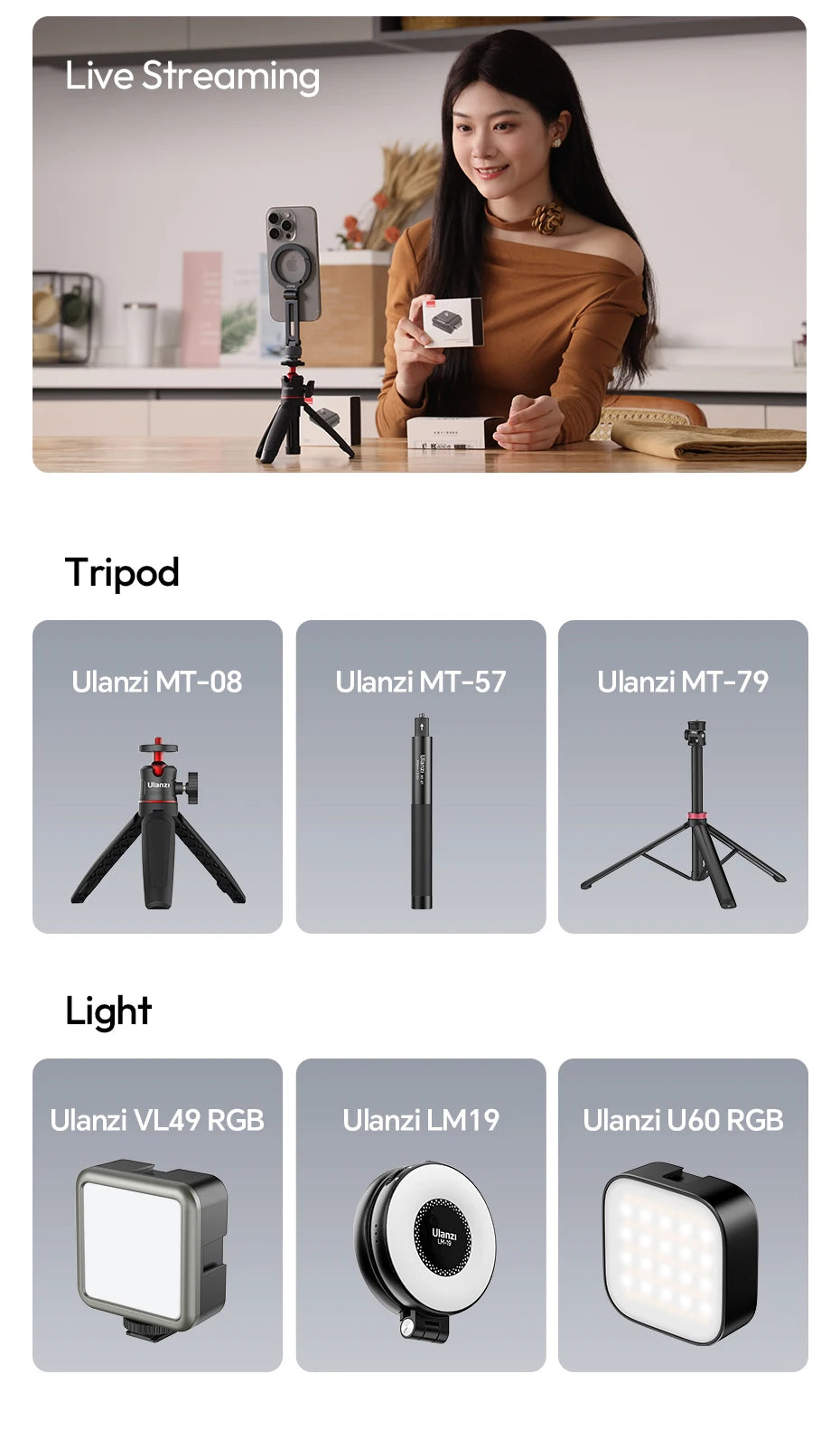 CowLost | double-side-magnetic-phone-mount-for-camera-tripod-for-iphone-16-15-14-13 |20