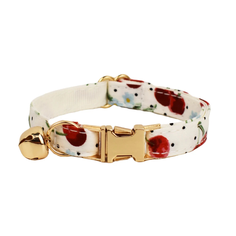 CowLost | cat-furniture-adjustable-cat-collar-with-bowknot-and-safety-release |18