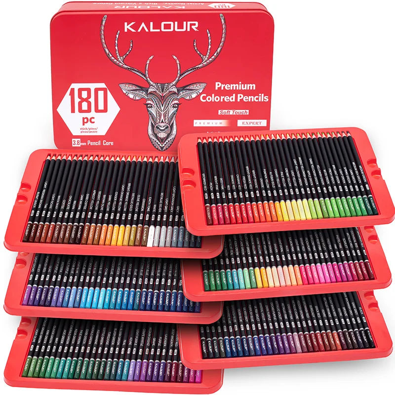 CowLost | art-pencils-product_id-180-color-oily-paint-pencils-set-in-iron-gift-box-for-art-school-drawing |45