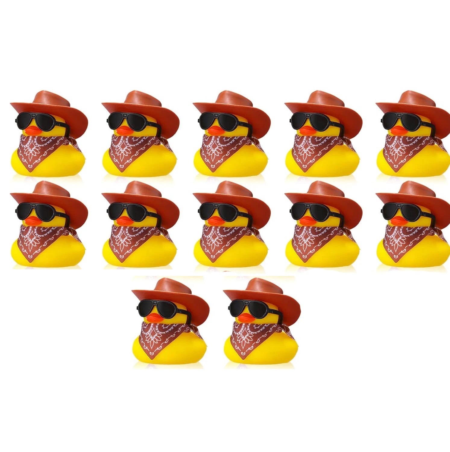 CowLost | product_id-cowboy-rubber-duck-mini-set-6-12-24-48-yellow-ducks-party-toy-for-summer-birthday-swimming-favor |10