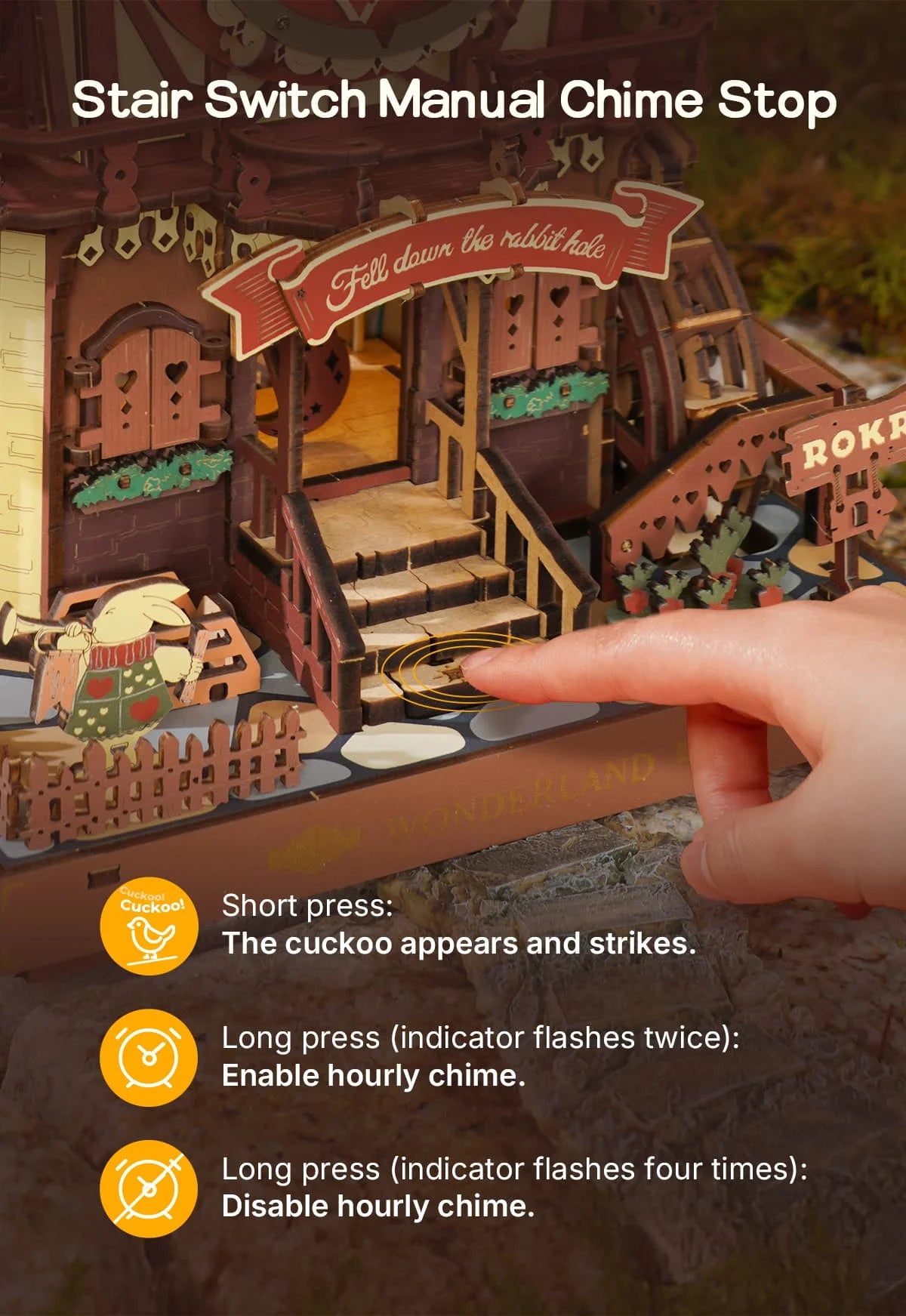 CowLost | fencing-barriers-robotime-rokr-mechanical-3d-wooden-cuckoo-clock-puzzle |13