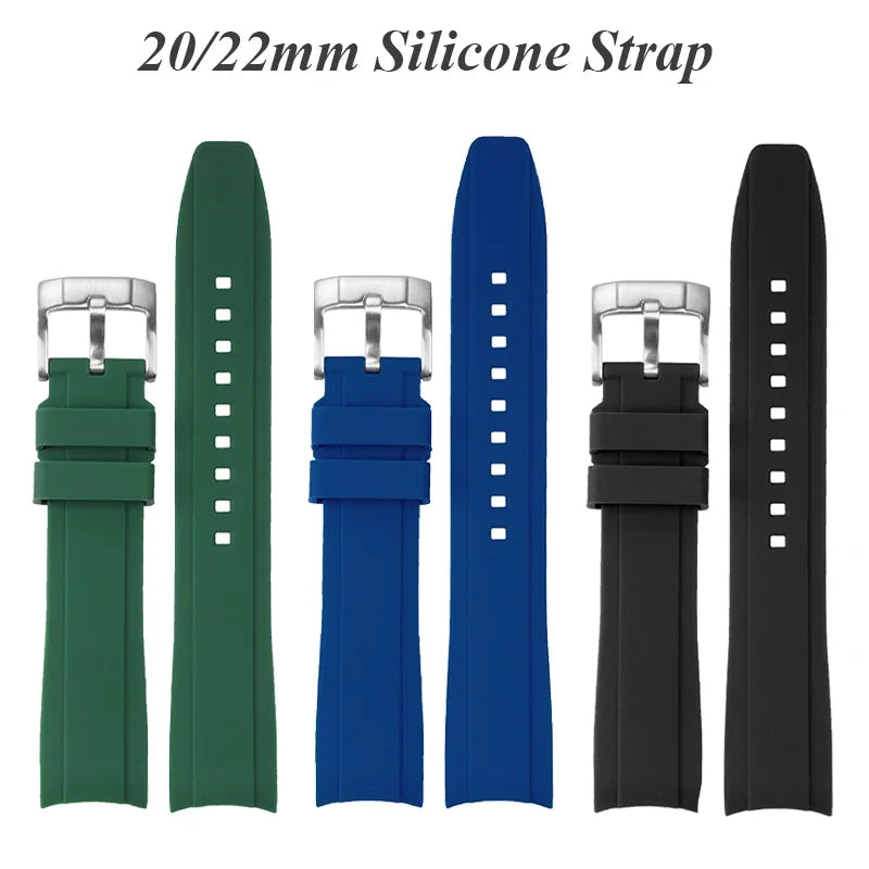 CowLost | bracelets-product_id-curved-end-silicone-watch-strap-20mm-22mm-for-swatch-rolex-citizen-waterproof-bands |1