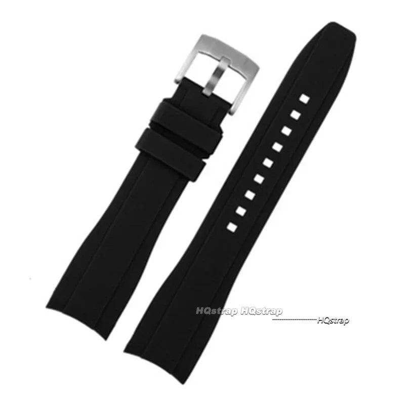 CowLost | product_id-curved-end-waterproof-silicone-rubber-watch-strap-for-citizen-swatch-rolex-20mm-22mm |26