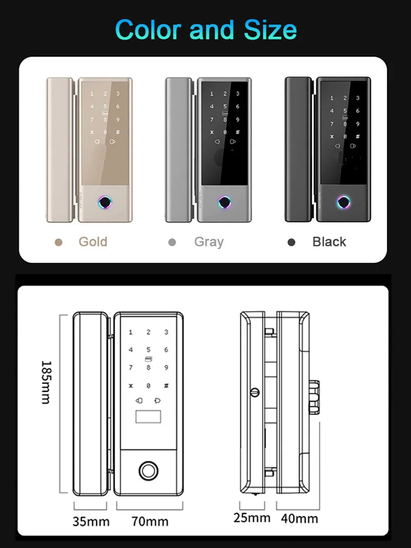 CowLost | locks-keys-product_id-tuya-wifi-fingerprint-smart-lock-drill-free-for-sliding-glass-door-with-dynamic-code |6