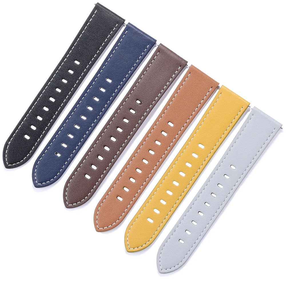 CowLost | bracelets-product_id-genuine-leather-quick-release-watch-strap-20mm-22mm-for-seiko-rolex-unisex-wristband |8