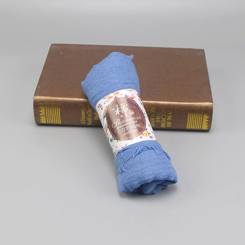 CowLost | otton-crinkle-headband-veil-scarves-women-solid-color |32