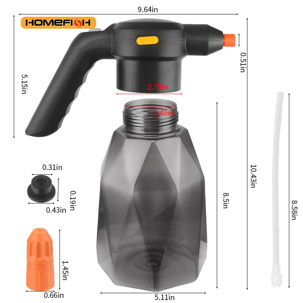 CowLost | 2l-rechargeable-electric-handheld-sprinkler-atomizing-watering-can-water-sprayer-for-garden-plants |6