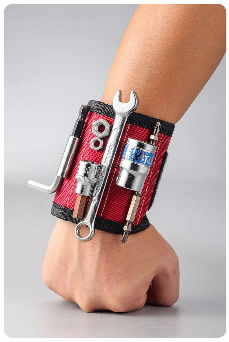 CowLost | product_id-magnetic-wristband-tool-holder-for-screws-nails-and-drill-bits-with-strong-magnets |14