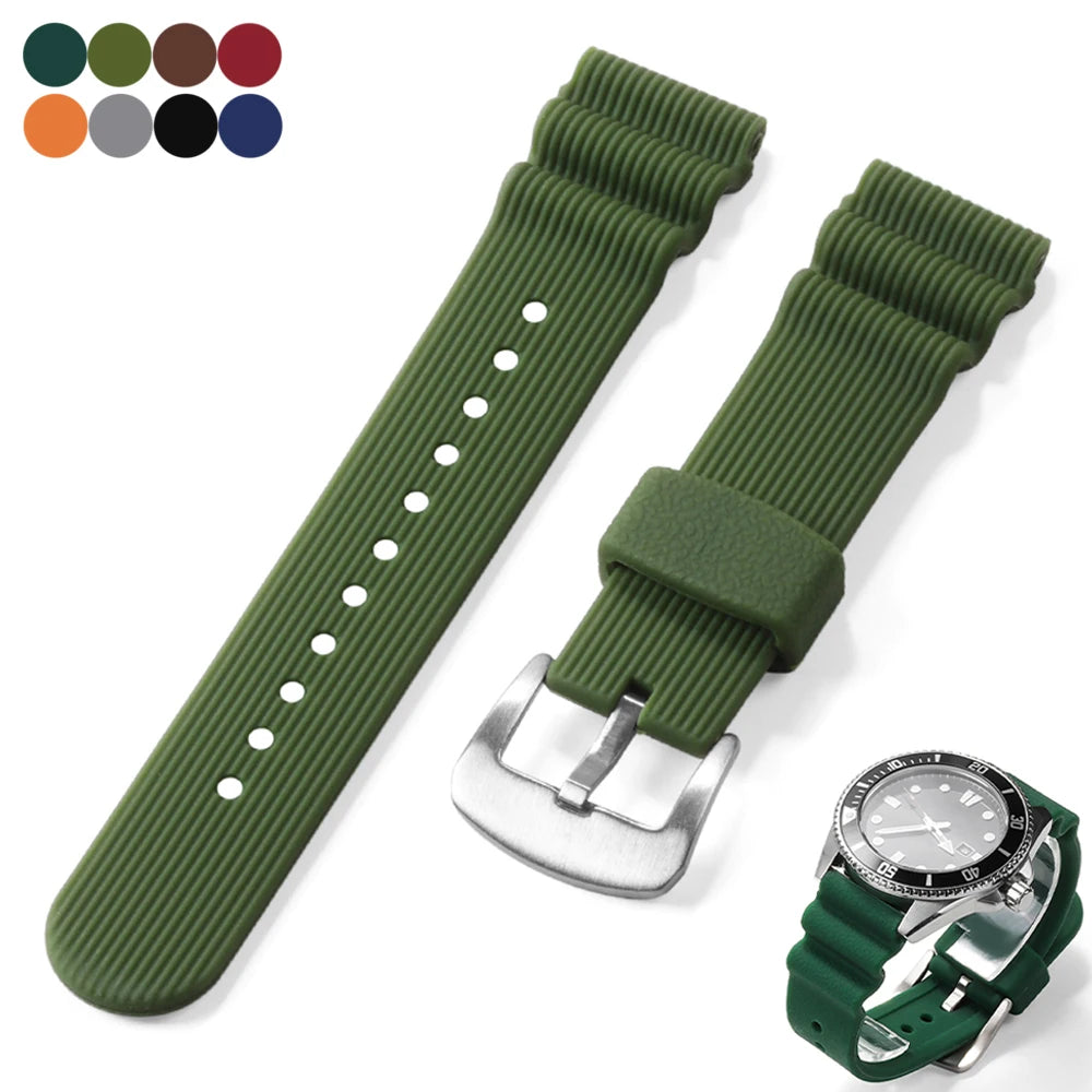 CowLost | bracelets-product_id-22mm-waterproof-sport-silicone-watchband-for-seiko-unisex-diving-rubber-strap |1