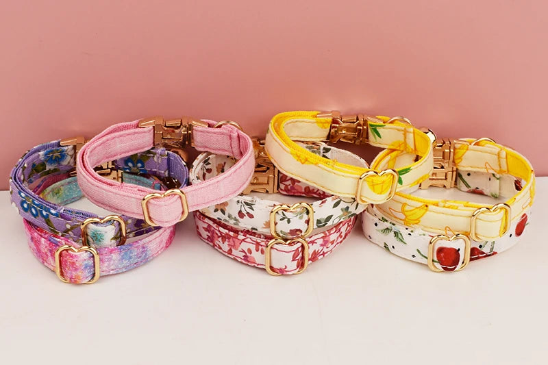 CowLost | cat-furniture-adjustable-cat-collar-with-bowknot-and-safety-release |11