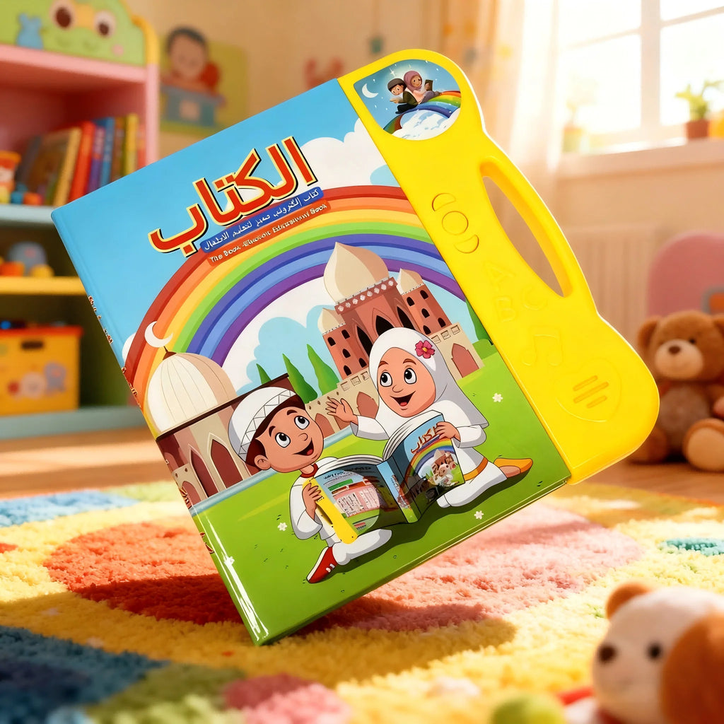 Islamic Electronic Learning Book for Kids Arab English Interactive Sound & Haptic Reading