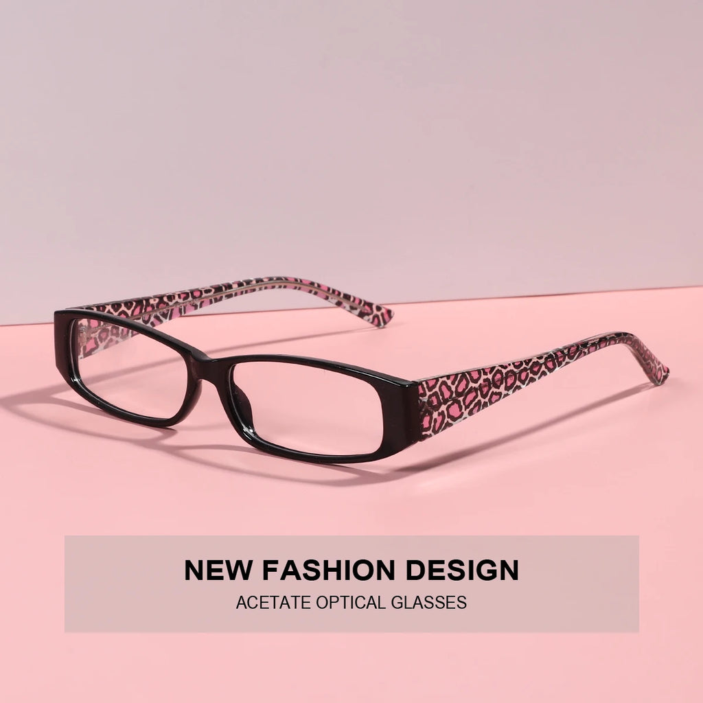 CowLost | zenottic-ladies-fashion-leopard-print-optical-frame |5