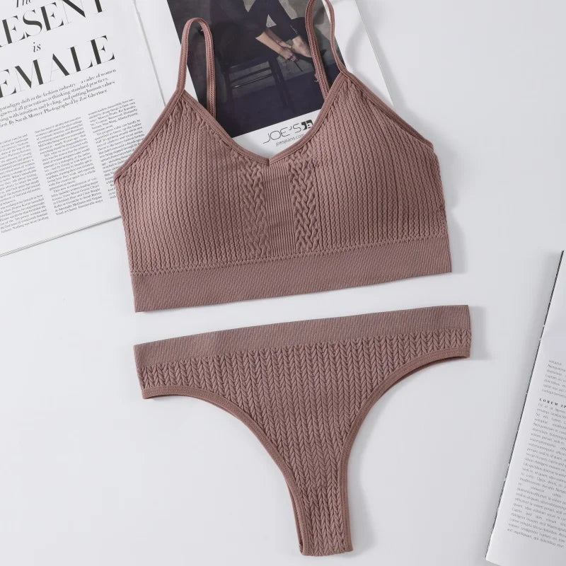CowLost | product_id-seamless-women-s-wire-free-push-up-bra-low-rise-panties-set |19