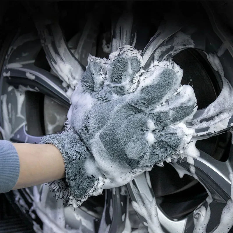CowLost | car-wash-brushes-product_id-yiju-double-sided-plush-microfiber-car-wash-gloves-cleaning-mitt |1