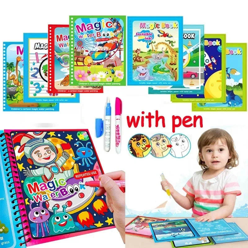 CowLost | product_id-childrens-magical-water-drawing-book-with-pen-montessori-early-education-toy-gift |2