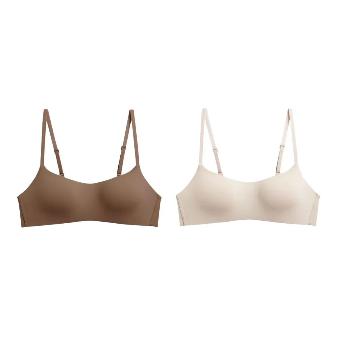 CowLost | product_id-2pcs-seamless-wireless-1-2-cup-soft-padded-bras-for-women |14