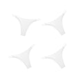 CowLost | product_id-4pcs-women-s-seamless-low-rise-ice-silk-brazilian-briefs-with-side-buckle-s-xl |11
