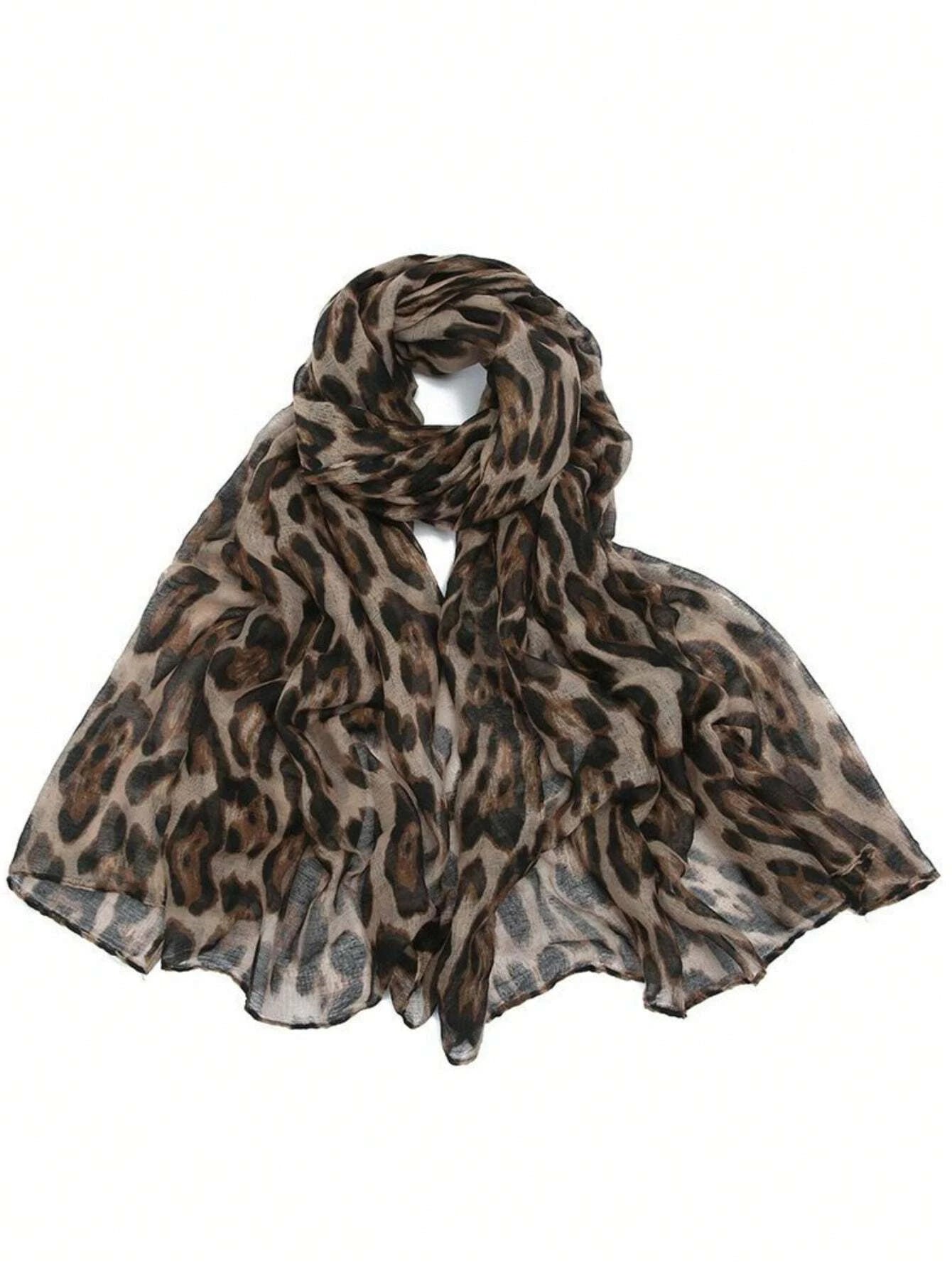 CowLost | 1pc-womens-scarves-bohemian-leopard-print-hijab-scarf |1