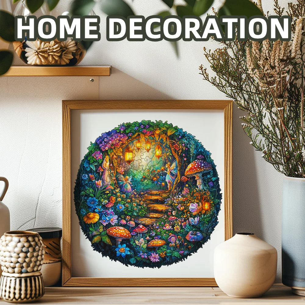 CowLost | product_id-magic-mushroom-3d-visual-wooden-puzzle-for-adults-unique-flat-jigsaw |3