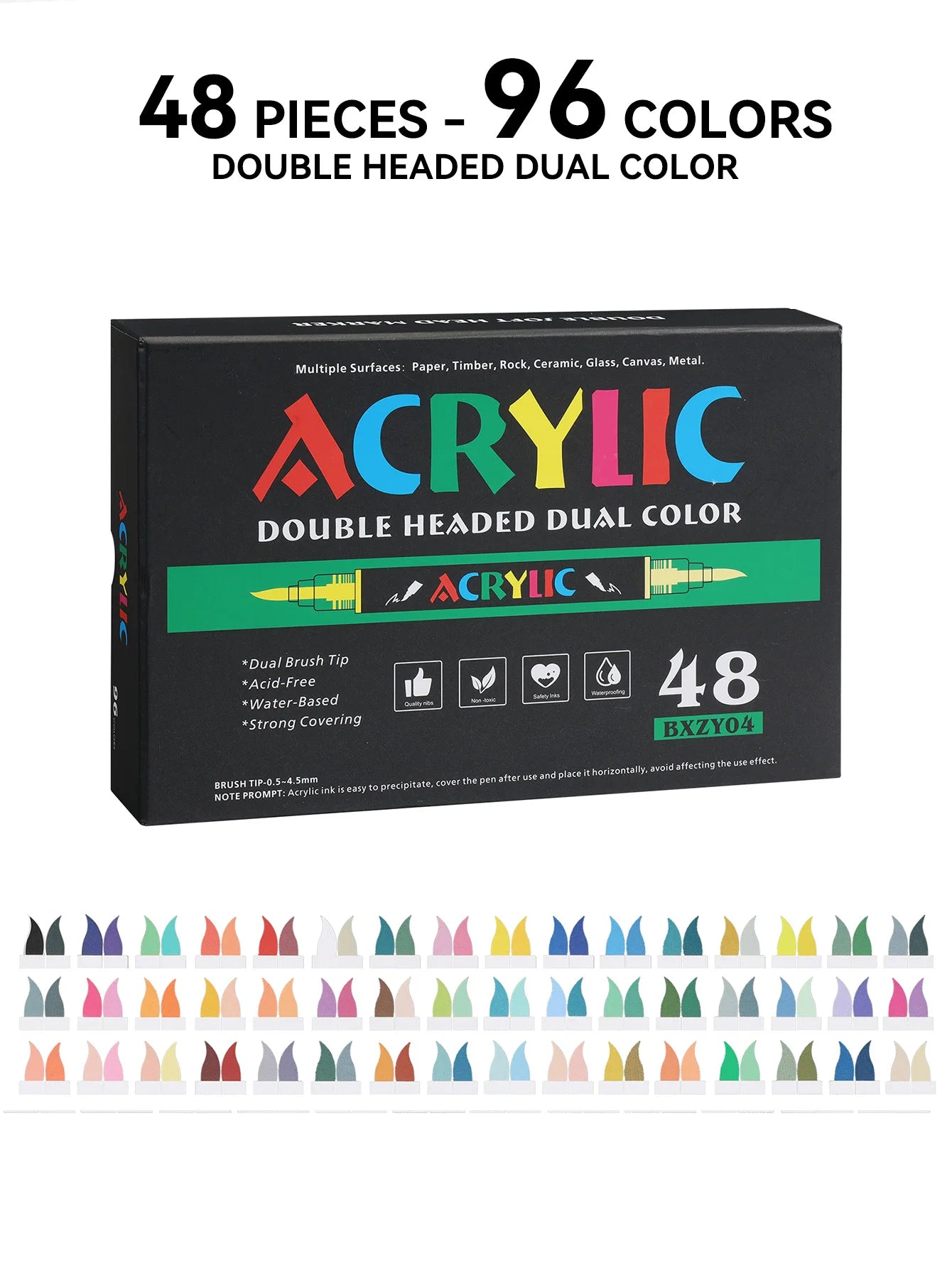 CowLost | product_id-2-in-1-double-ended-acrylic-marker-set-24-120-colors-for-painting-coloring-books |10