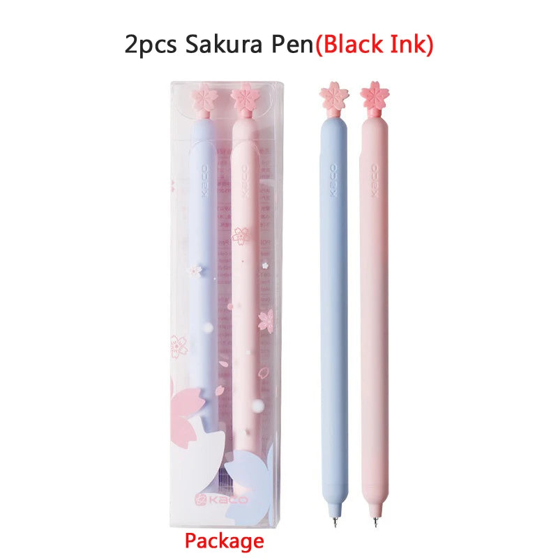 CowLost | product_id-kaco-popup-sakura-0-5mm-black-gel-pen-2-pack-quick-drying-for-school-office |16