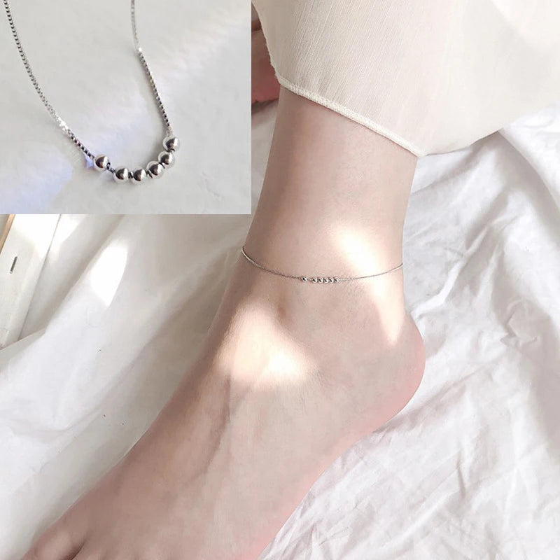 CowLost | handbags-sam-panda-925-sterling-silver-butterfly-zircon-tassel-anklet-for-women |50