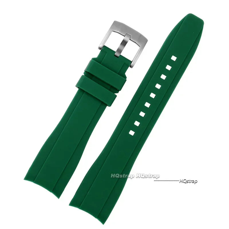 CowLost | product_id-curved-end-waterproof-silicone-rubber-watch-strap-for-citizen-swatch-rolex-20mm-22mm |28