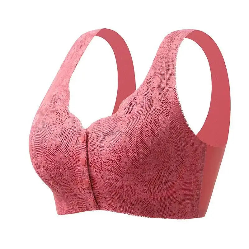 CowLost | product_id-fallsweet-plus-size-wireless-front-closure-seamless-lace-bra |8