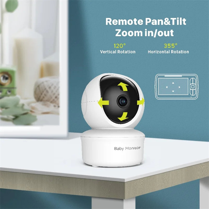 CowLost | baby-transport-accessories-babystar-5-video-baby-monitor-with-remote-pan-tilt-zoom-camera-and-audio |9