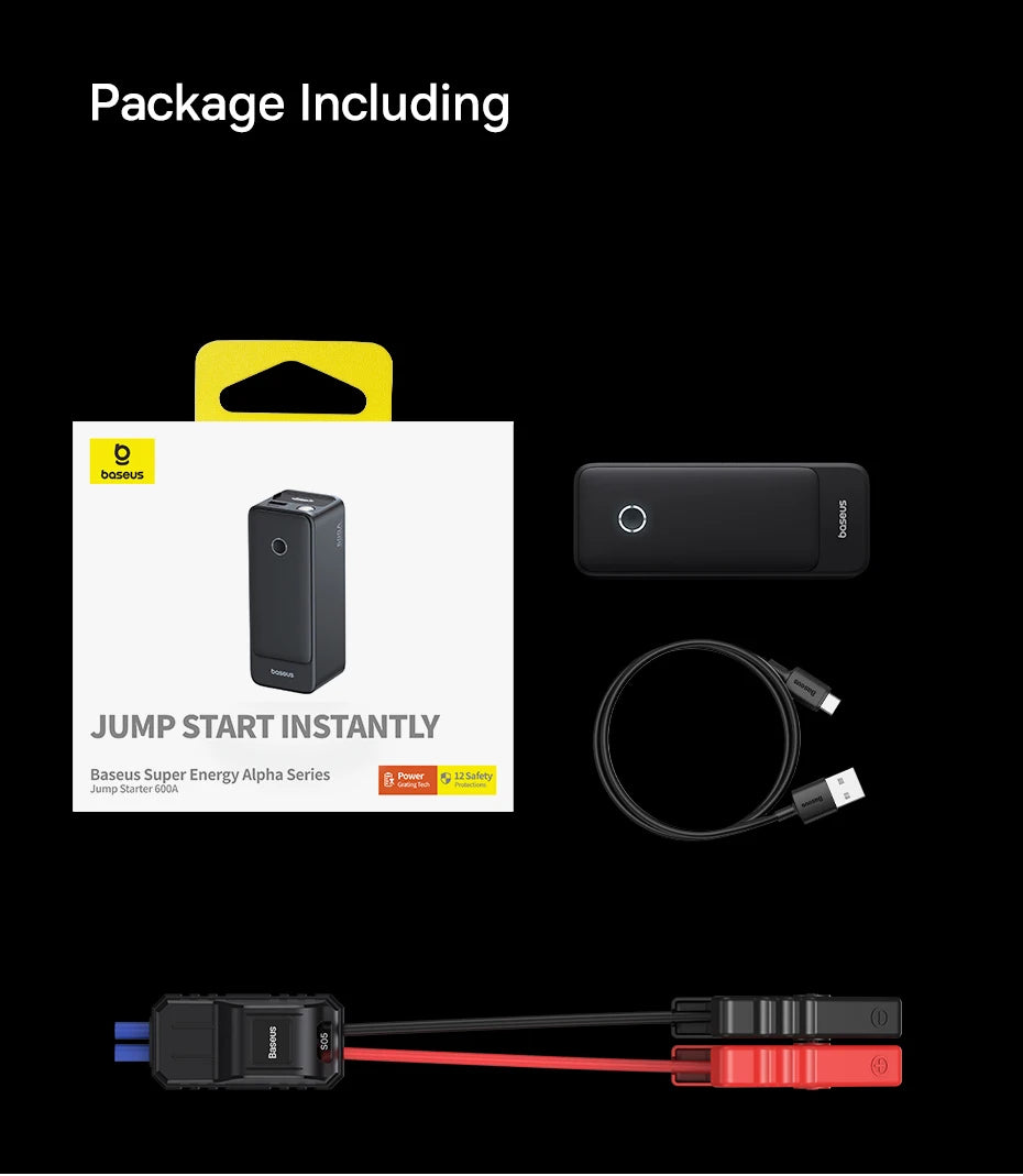 CowLost | baseus-600a-jump-starter-6000mah-car-battery-charger-for-auto-emergency-power-bank |25