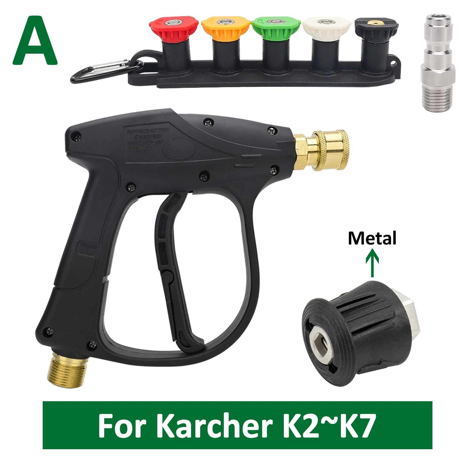 CowLost | pressure-washer-water-gun-with-car-cleaning-hose-connector-for-karcher-nilfisk-parkside-bosch |28